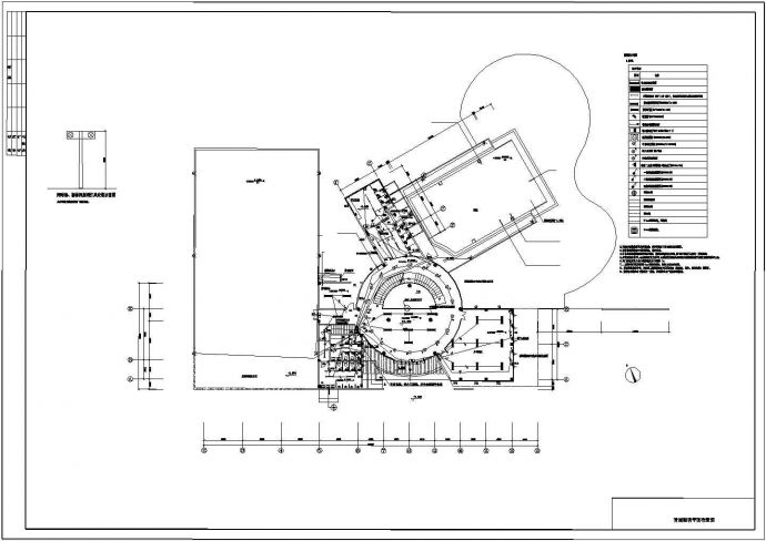 某地区大型会所电气设计施工图纸（共7张）_图1