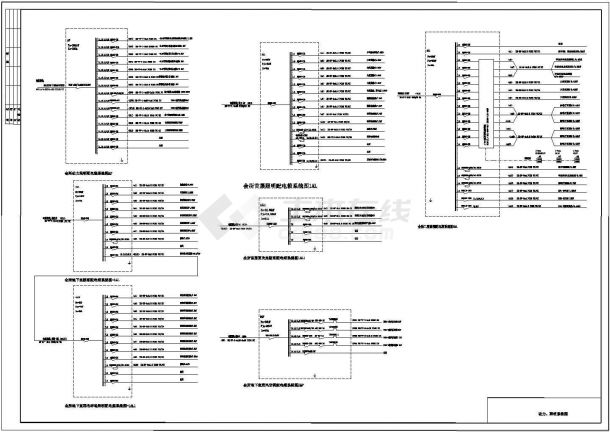 某地区大型会所电气设计施工图纸（共7张）-图二