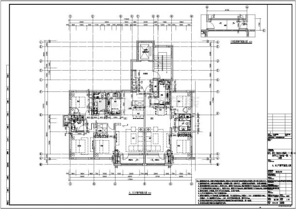 18层1#高层住宅建筑水暖电设计施工图-图二