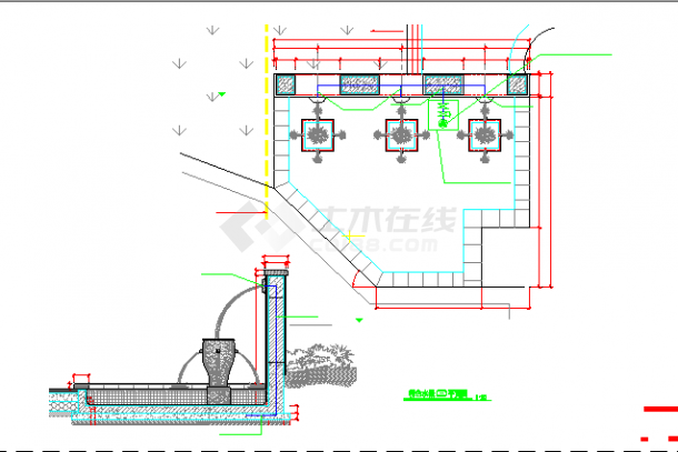 香雅高级公寓水电路原理控制施工图纸-图二