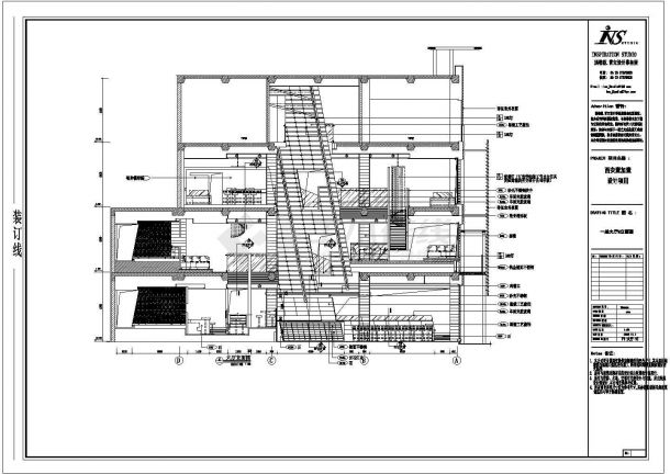 某地1+1私人会所装修CAD设计施工图-图二