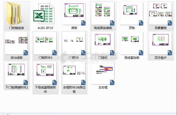 珠海埃尔凯LKE-ALBS-BF柜体电路图纸-图一