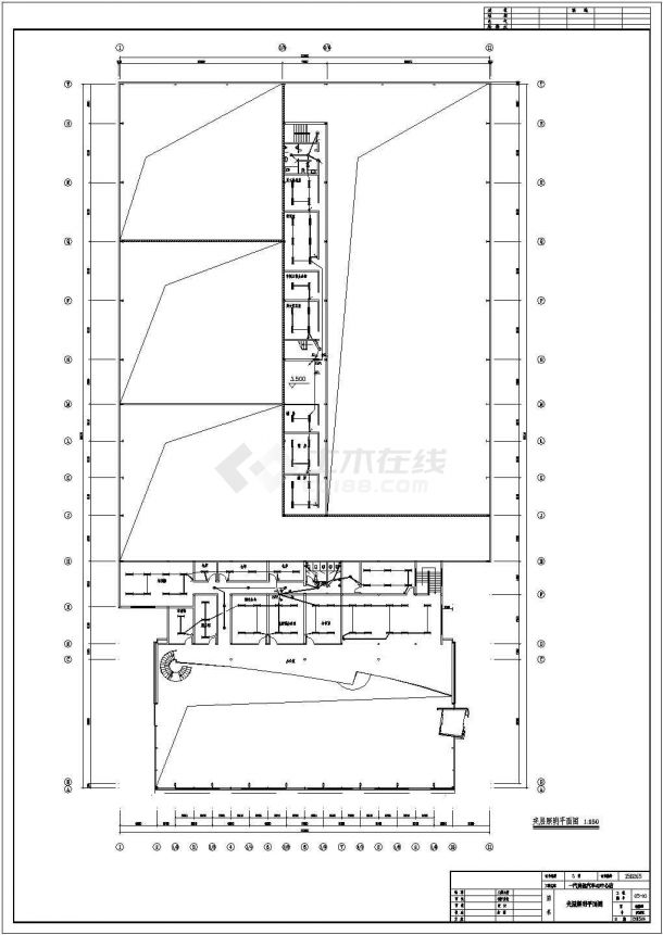 某汽车展厅电气设计方案CAD施工图-图二