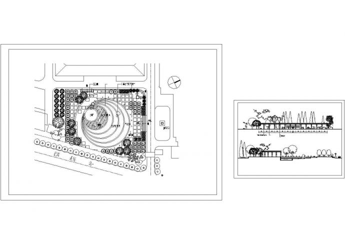 某世贸广场环境规划CAD设计详图_图1