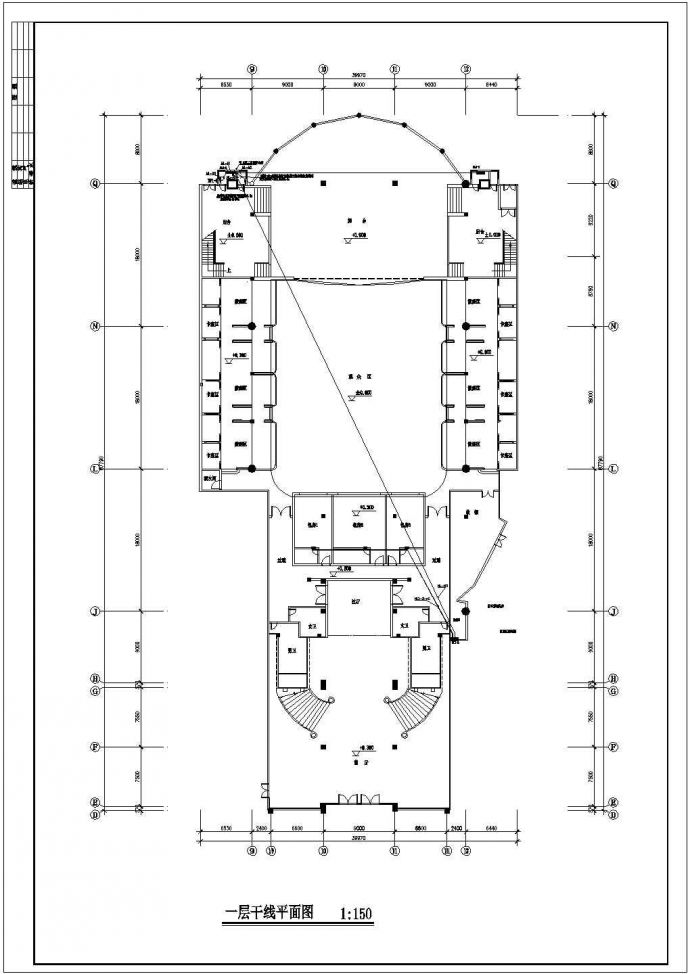 中国会所歌剧院电气设计CAD施工图_图1
