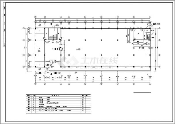 商住楼建筑施工及设计方案全套CAD图纸-图一