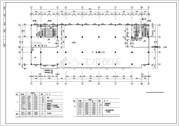 商住楼建筑施工及设计方案全套CAD图纸-图二