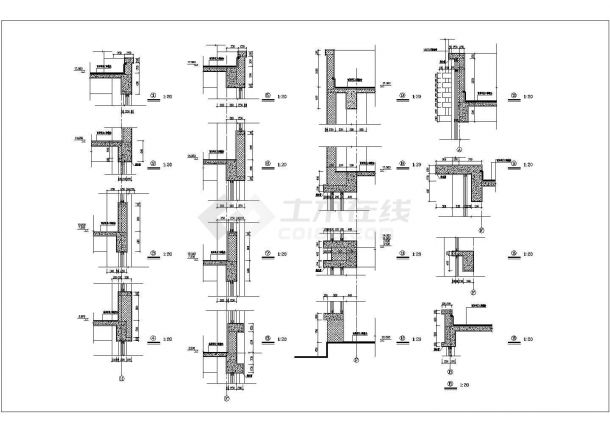 学校图书馆建筑设计方案及施工全套CAD图纸-图一