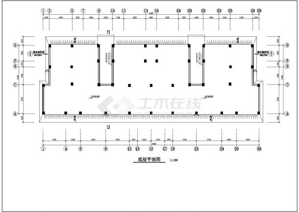 住宅设计及施工方案全套CAD平面图-图一
