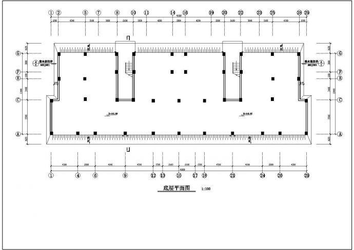 住宅设计及施工方案全套CAD平面图_图1