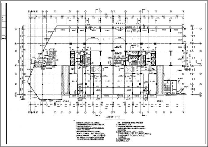 东莞市虎门都市华庭施工方案全套CAD图纸_图1