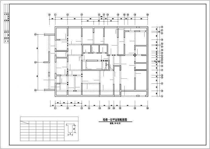 40层超高层纯剪力墙住宅楼详细结构设计施工图纸_图1