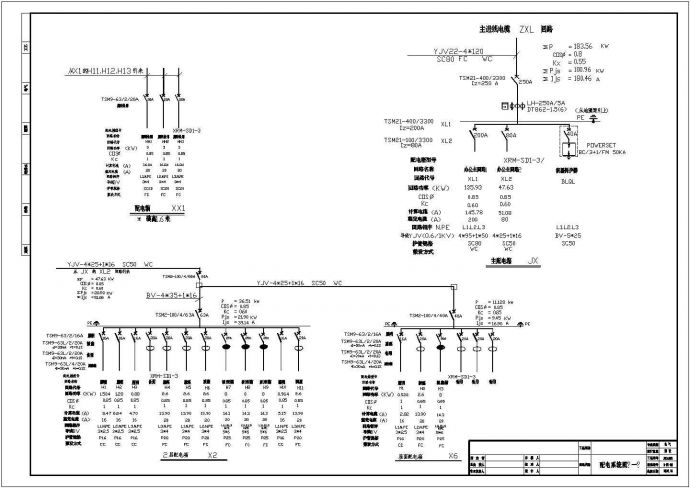 一整套完整的联通东山办公楼电气施工图纸_图1