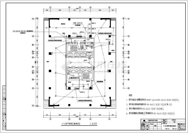 某地区一套经典的家装cad施工图-图一