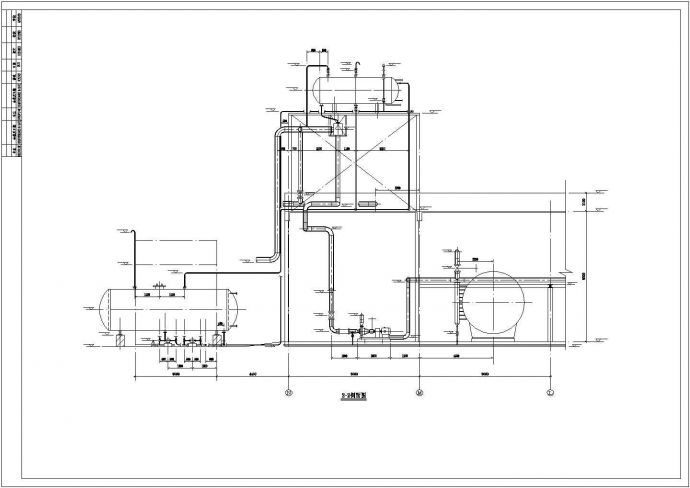 大型燃气导热油炉详细施工设计图纸_图1