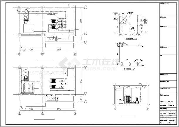 鄂尔多斯某小区换热站详细设计施工图-图一