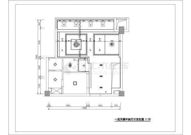 某二层欧式别墅装修CAD设计施工图纸（含实景照片）-图一