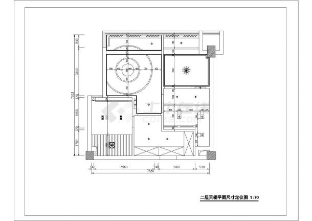 某二层欧式别墅装修CAD设计施工图纸（含实景照片）-图二