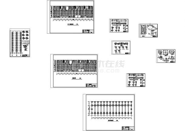精选13套钢架排架框架工业厂房车间毕业设计（含全套图纸、计算书）-图一