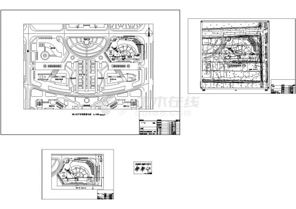 盘锦市某博物馆建筑施工CAD图纸设计-图二