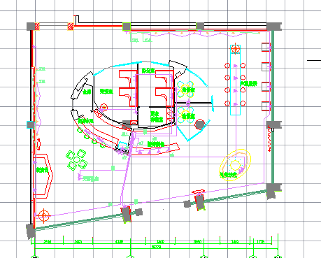 东莞某售楼处装修与水电施工图(4张效果图)-图二