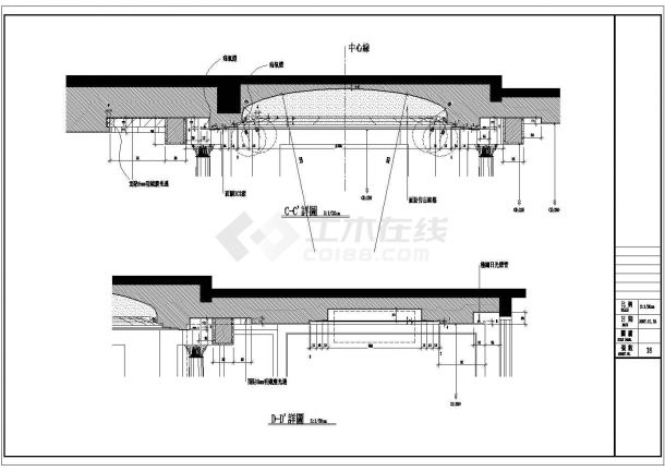 豪华复式样板房CAD施工图（含实景）-图二