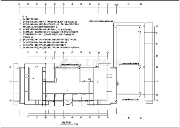 交警三大队综合楼全套电气设计施工CAD图-图二