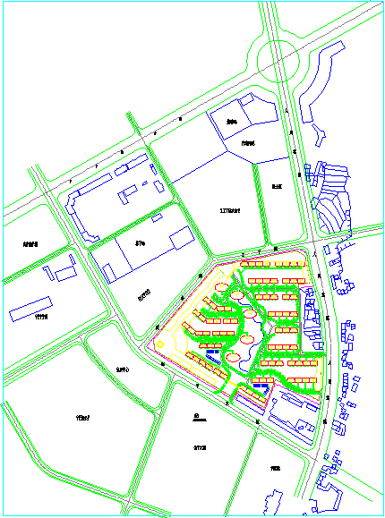 大型居住区建筑规划设计-图二