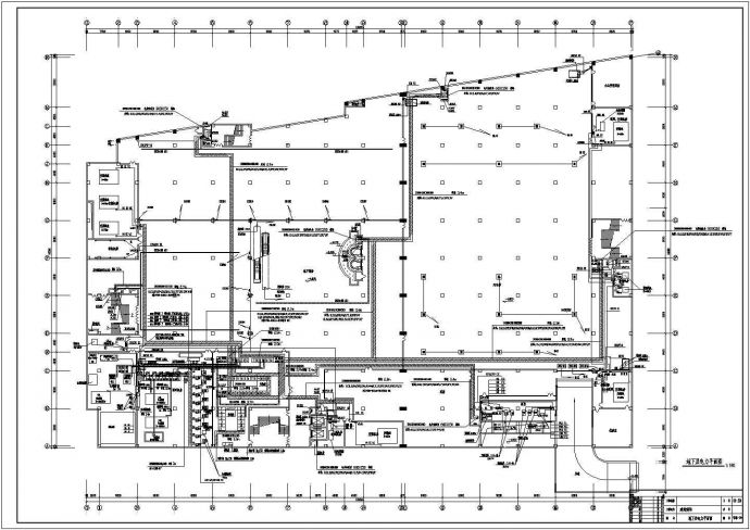 某建材商场全套电气设计CAD施工图_图1