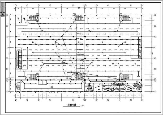 某地超市电气设计方案CAD施工图_图1