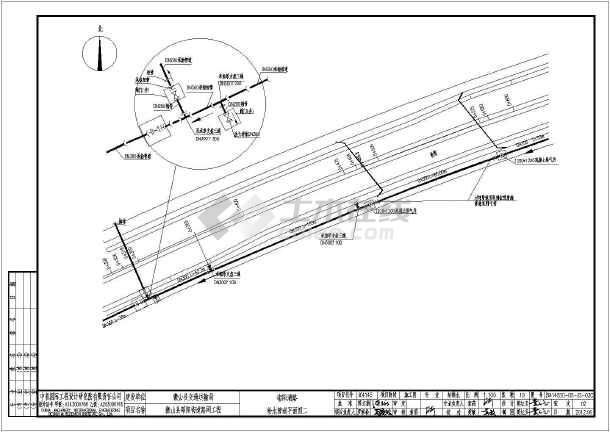 市政道路给水工程给水管线设计图纸（市政给水典型设计案例）-图二