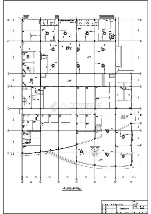 某综合办公楼空调系统设计cad施工图-图二