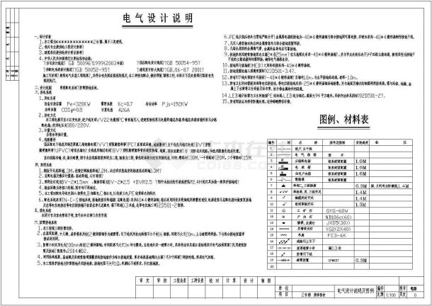 集体宿舍电气施工CAD设计图纸方案-图一