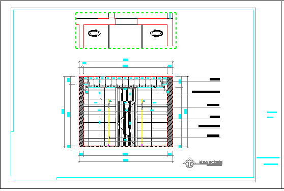 一套城市公共厕所内部改造设计图纸_图1