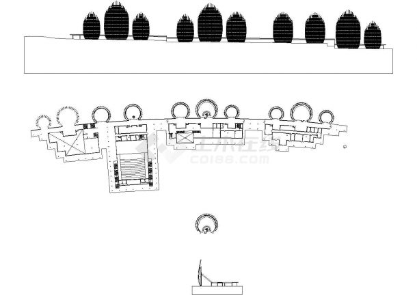 【世界著名建筑】吉巴欧文化中心CAD图纸-图一