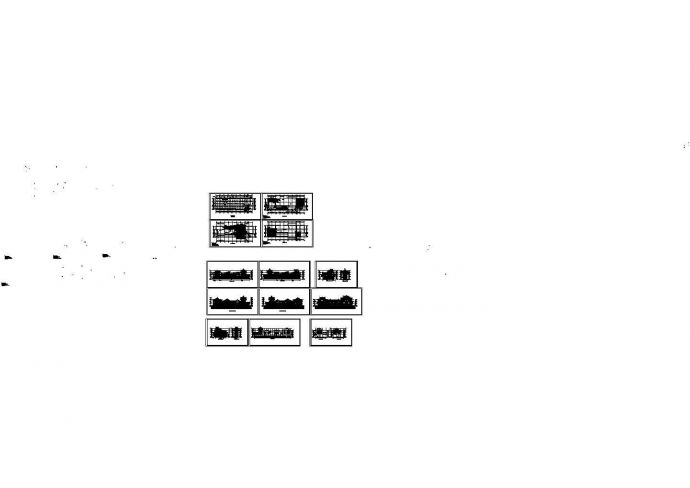 某仿古三层商业设计施工图_图1