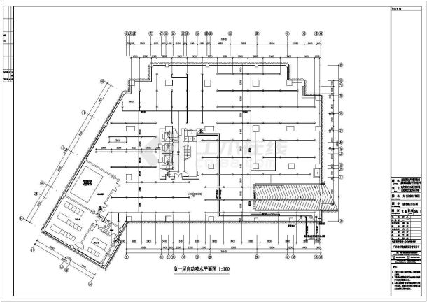 某小区二十四层框架结构住宅楼给排水消防施工图-图一