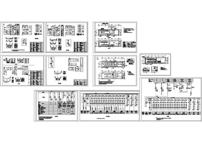 变电所电气施工cad图，共十张_图1