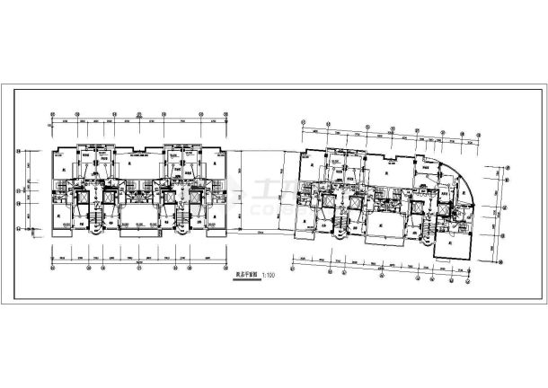 某十六层商铺电气设计CAD施工图-图二