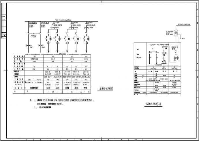 十七层商铺电气设计方案CAD施工图_图1
