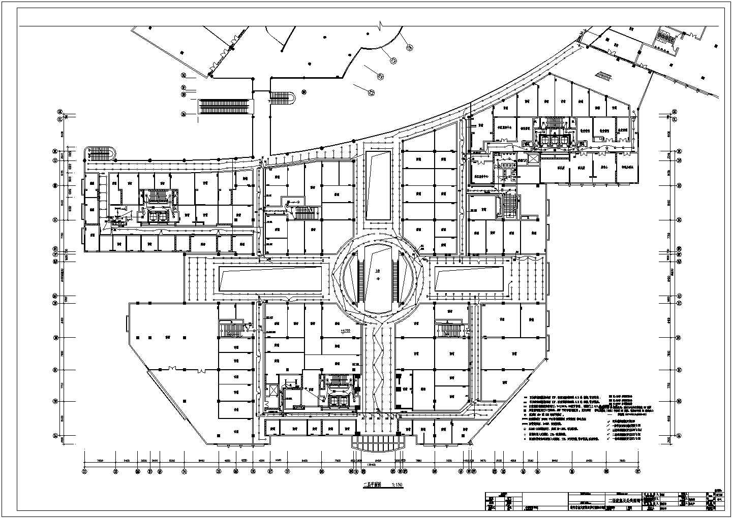某三层商业城电气设计CAD施工图