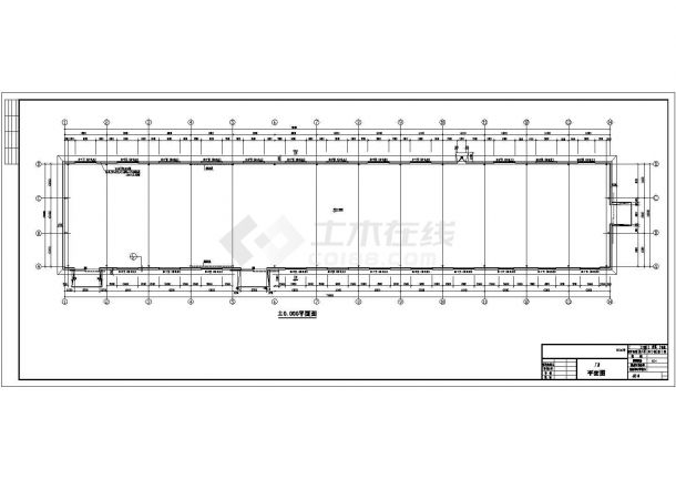 某18米跨冶金工业厂房建筑结构施工图-图二