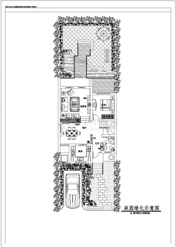 阳光别墅方案设计施工CAD方案图-图二