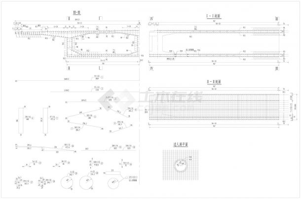 60m悬浇连续箱梁现浇段段钢筋图.dwg-图一