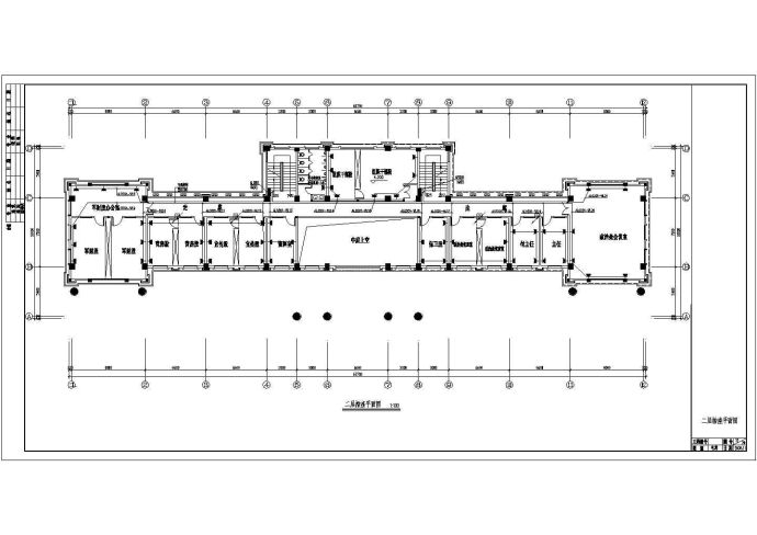 某五层办公楼全套电气设计CAD施工图_图1