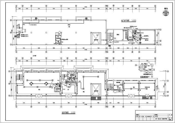 某四层办公楼电气设计方案CAD施工图_图1