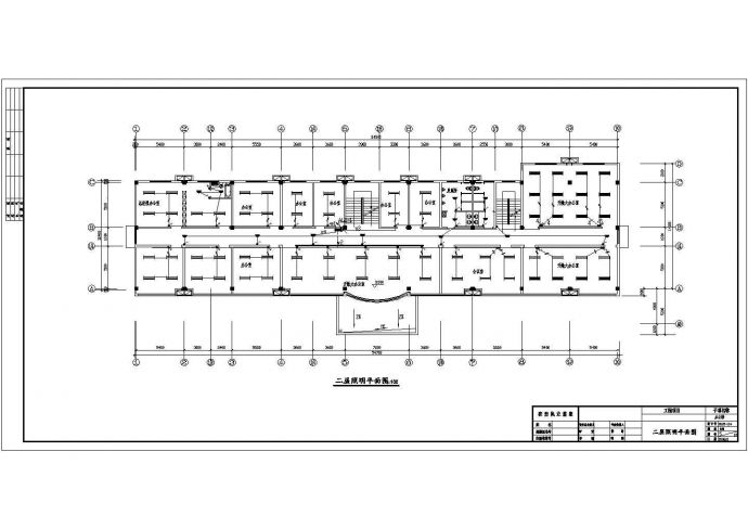 某两层办公楼电气设计方案CAD施工图_图1