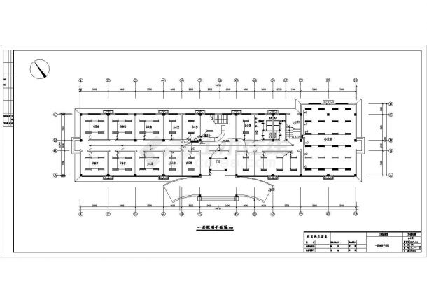 某两层办公楼电气设计方案CAD施工图-图二