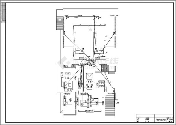某小区一栋16层的商住楼电气设计施工图-图一