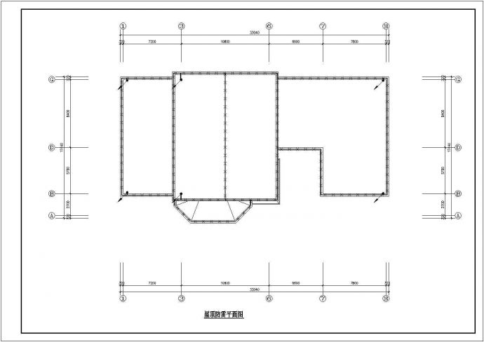 某地区大型高档别墅给排水建筑设计CAD图_图1